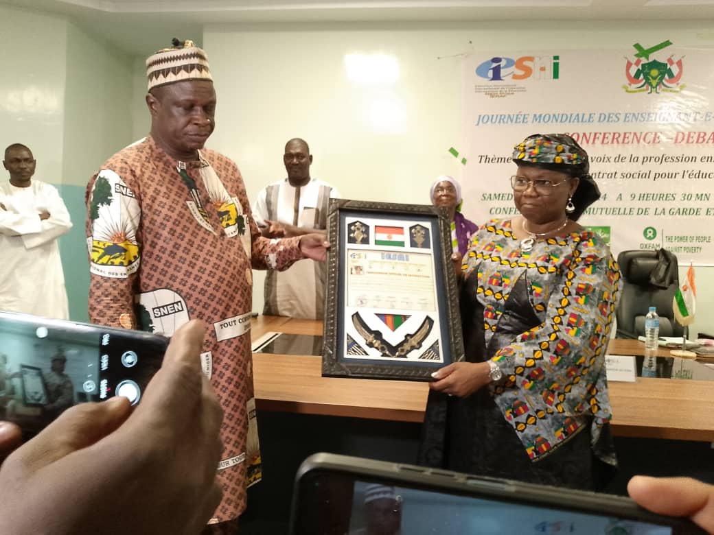 Célébration , à Niamey, de la Journée Mondiale des Enseignants