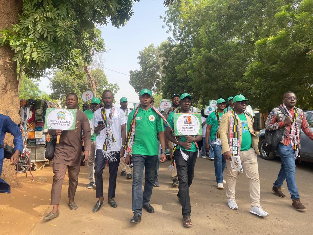 Marche pour la justice climatique au Niger : Un appel à l’action en prélude à la COP29