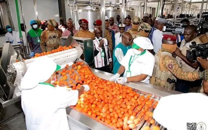 Burkina Faso : Inauguration de l’usine de transformation de tomates à Bobo-Dioulasso : Un symbole de développement endogène.