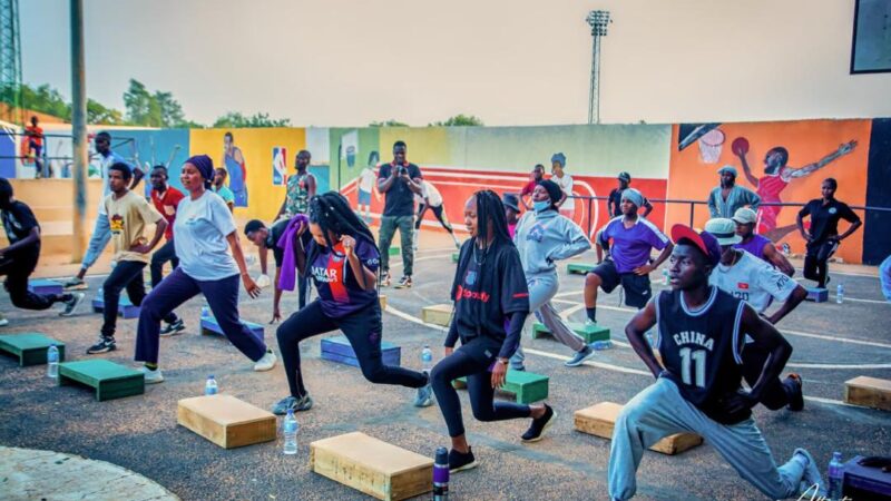 Sport : Mise en Forme Le 31 octobre, dans l’un des terrains de sport de Niamey.