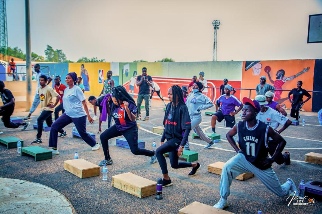 Sport : Mise en Forme Le 31 octobre, dans l’un des terrains de sport de Niamey.