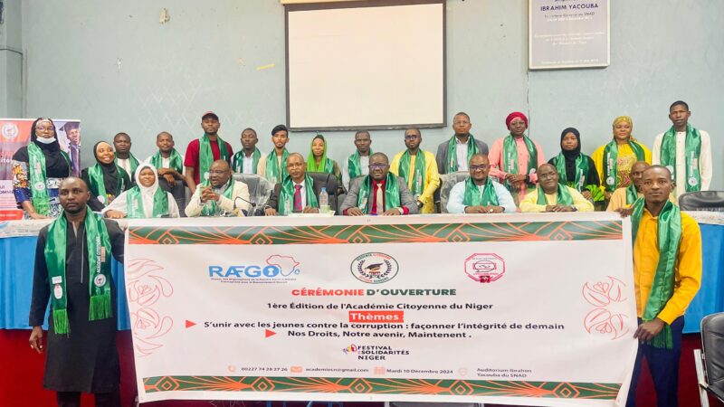 Lancement de la Première Journée de la Session en Présentiel de l&rsquo;Académie Citoyenne du Niger : Un Engagement pour la Promotion des Droits de l&rsquo;Homme