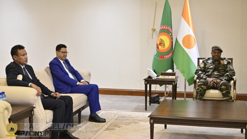 L’Ambassadeur de Mauritanie, en fin de mission, fait ses adieux au Président Abdourahamane Tiani