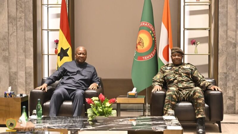 Niger : Visite du Président de la République du Ghana/communiqué de presse conjoint.