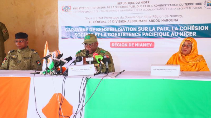 Niamey : Lancement des activités d’une caravane de sensibilisation sur la paix, la cohésion sociale et la coexistence pacifique dans la région