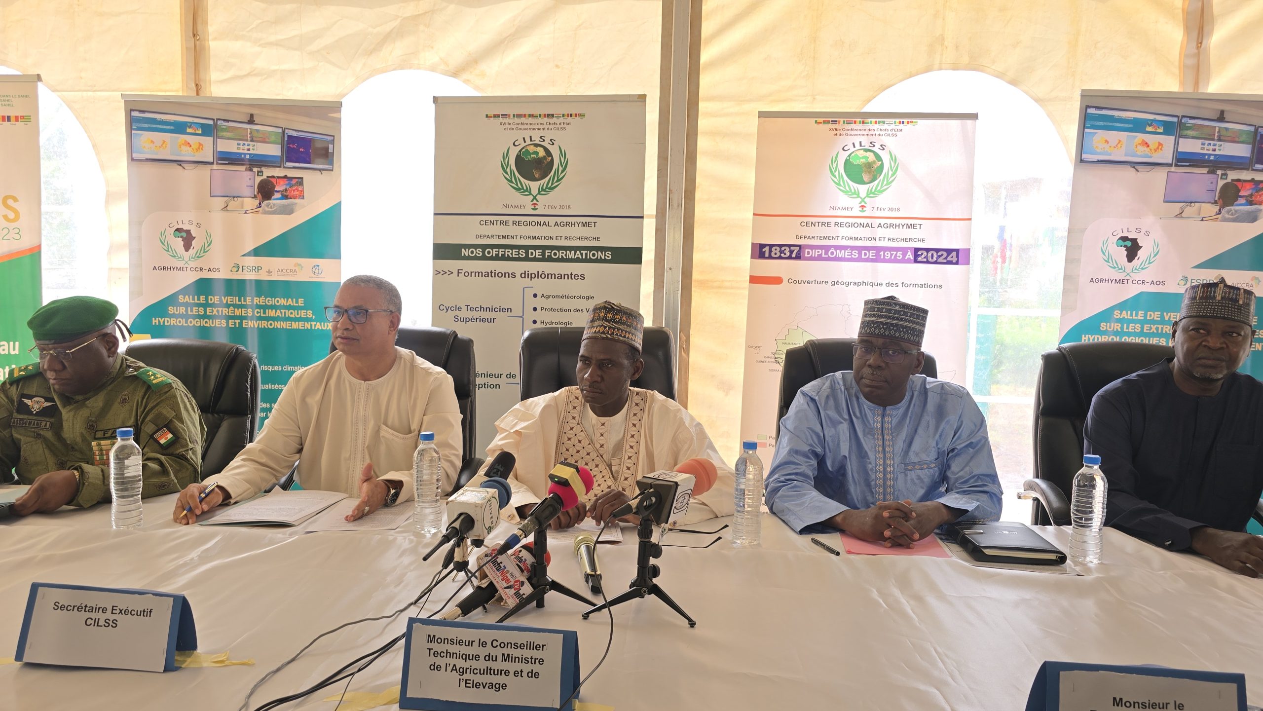 Niger : Lancement officiel de la salle de veille régionale sur les extrêmes climatiques, hydrologiques et environnementaux au Centre AGRHYMET