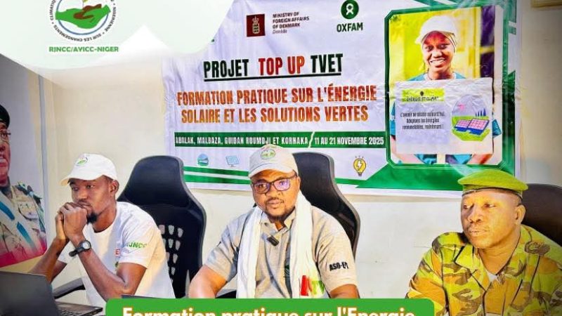 Malbaza🇳🇪 : Lancement de la formation pratique sur l’énergie solaire et les solutions vertes.
