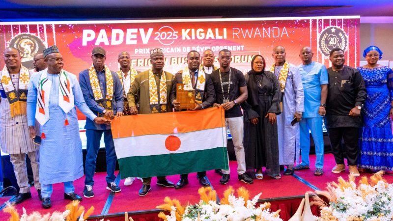 PADEV Kigali 2025 : Le Président du Conseil Régional de la Jeunesse de Niamey distingué pour son excellence