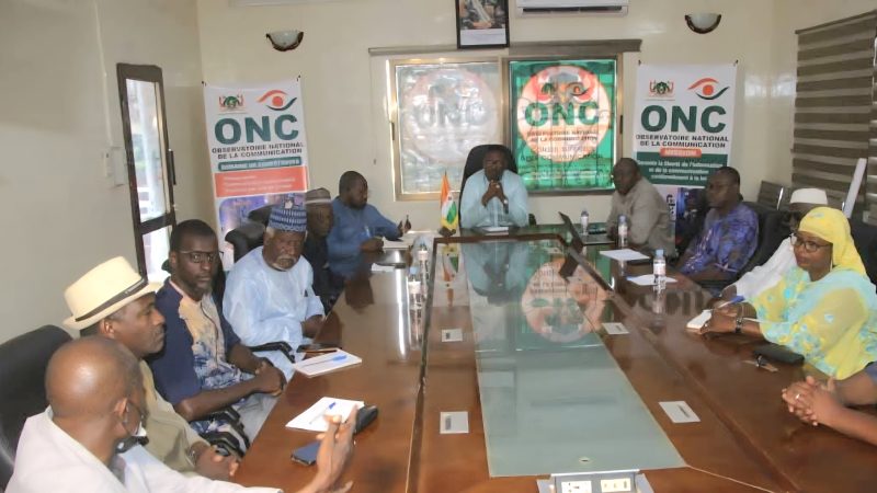 Audience entre le Président de l’ONC et l’Association des Cinéastes du Niger