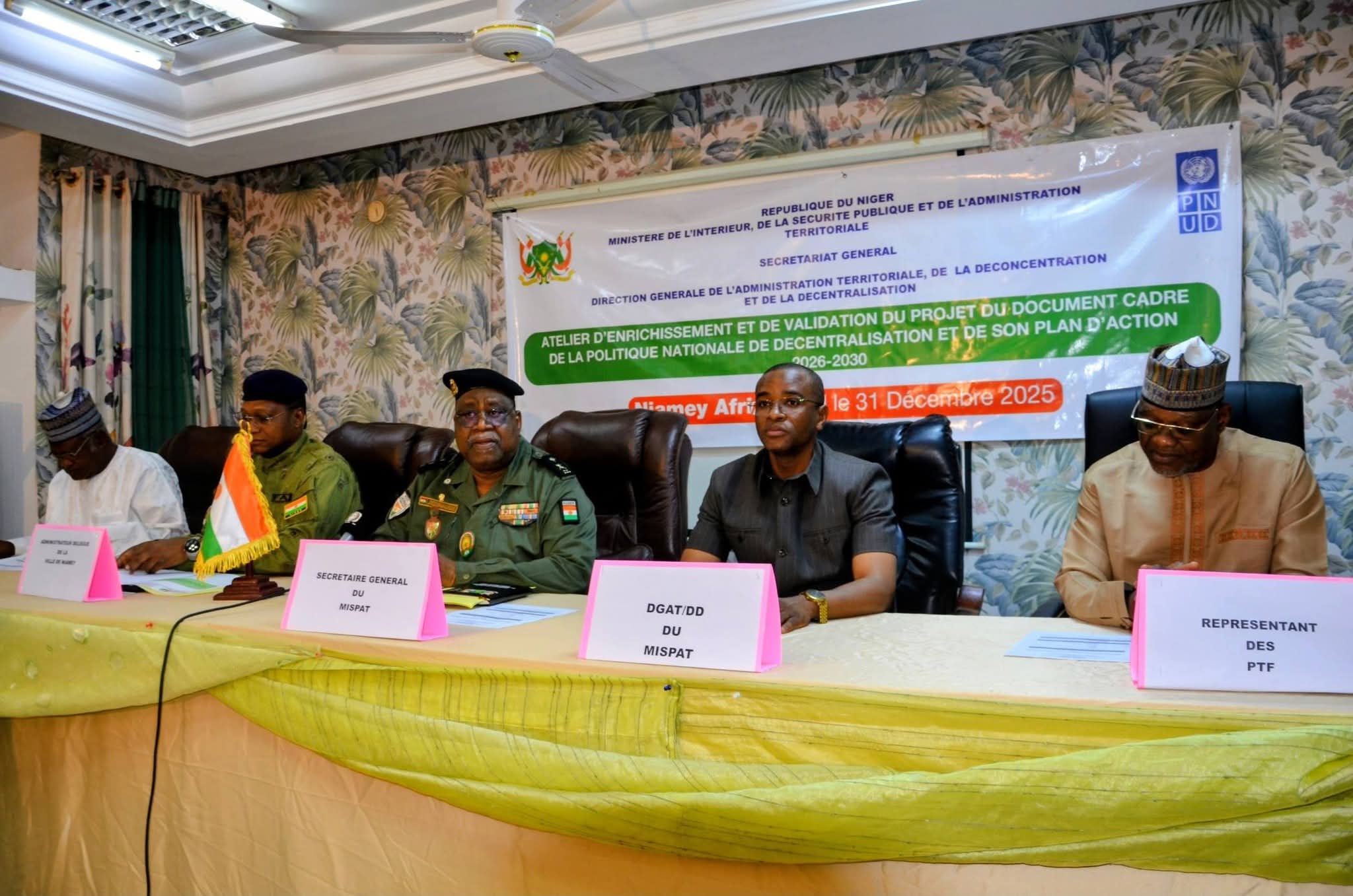 Décentralisation : Niamey accueille un atelier national de validation du document cadre 2026-2030
