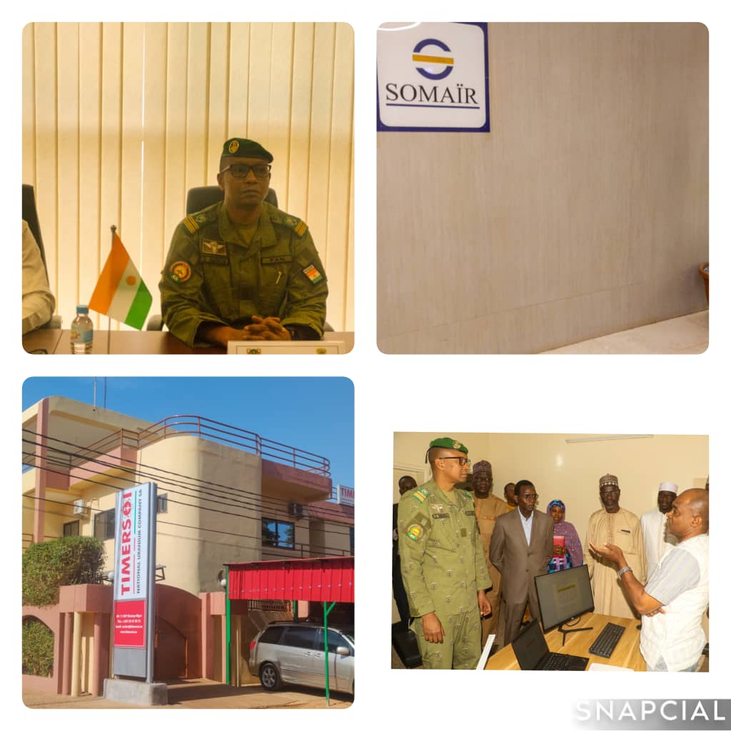 Secteur minier : le Ministre des Mines en visite à la SOMAÏR et à TIMERSOÏ National Uranium Company