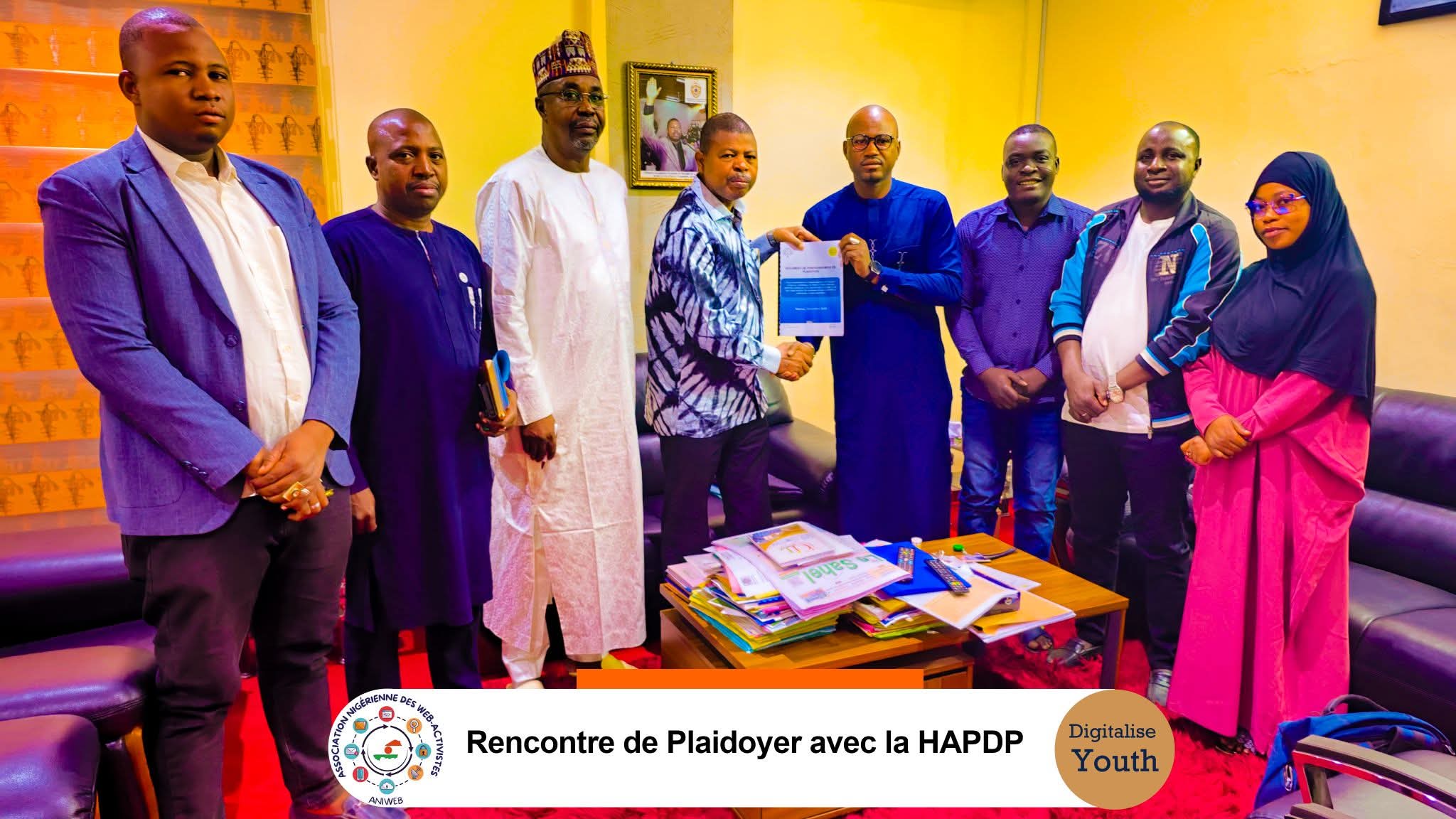 Protection des données au Niger : l’ Association Nigérienne des Web-Activistes ANIWEB et la HAPDP s’unissent pour un espace numérique plus sûr