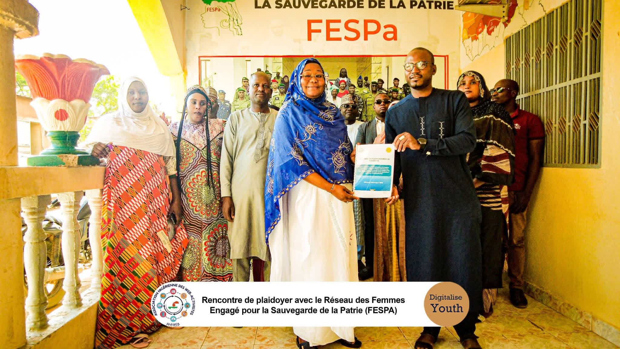 Niger : ANIWEB et le réseau FESPa s’allient pour promouvoir un espace numérique responsable