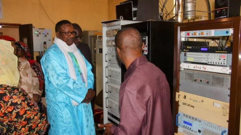 Visite de travail du Président de l’Observatoire National de la Communication ONC à la Télédiffusion du Niger