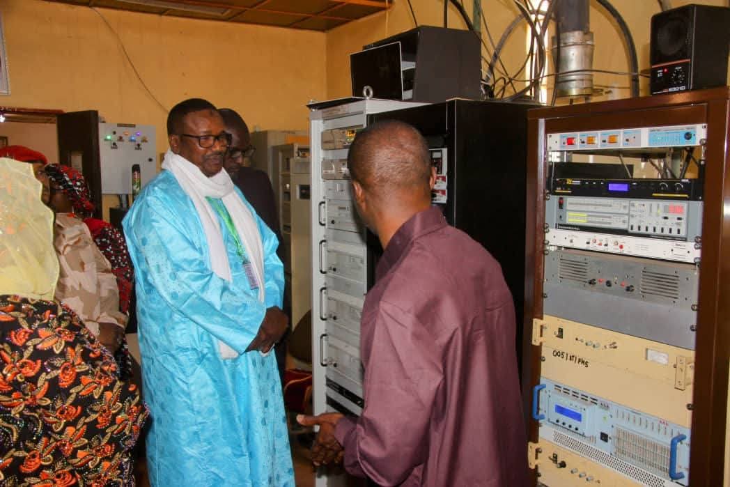 Visite de travail du Président de l’Observatoire National de la Communication ONC à la Télédiffusion du Niger