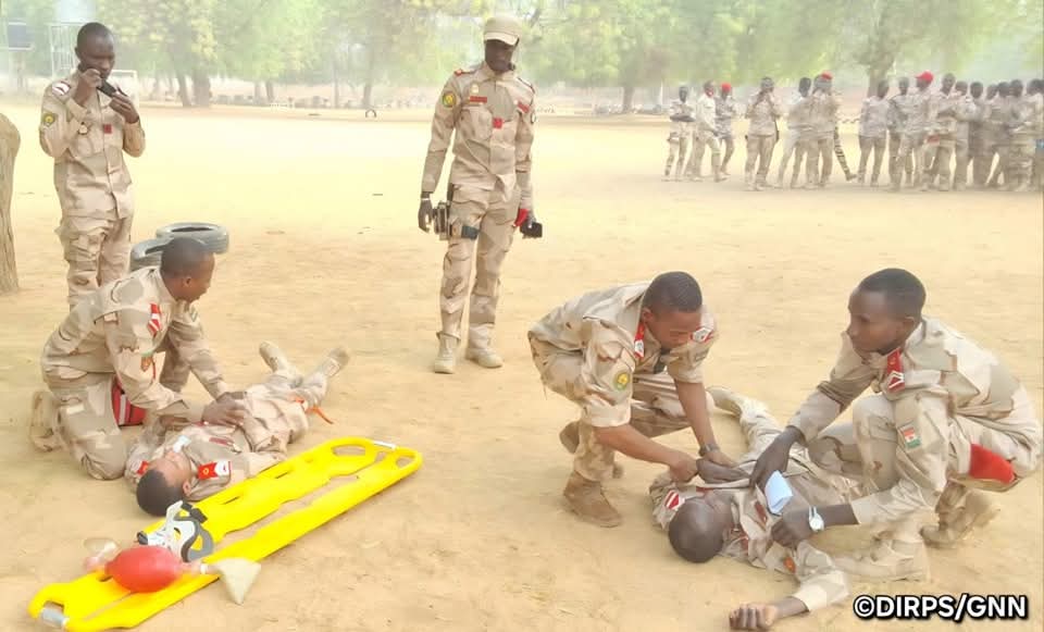GNN🇳🇪 : Formation des formateurs en secourisme de combat : la Garde Nationale du Niger renforce ses capacités médicales