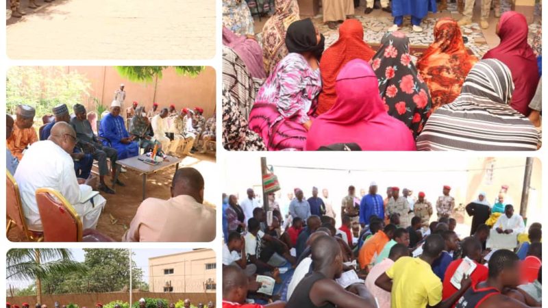 Poursuite de la série de visite du ministre de la justice: M. Alio Daouda au contact des réalités de la Maison d&rsquo;arrêt de Niamey