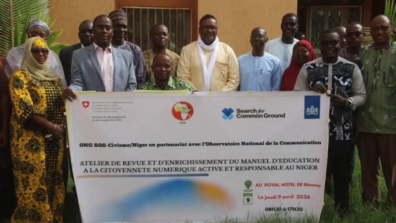 Citoyenneté numérique : un atelier national pour enrichir un manuel de référence à Niamey