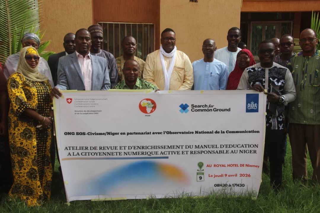 Citoyenneté numérique : un atelier national pour enrichir un manuel de référence à Niamey