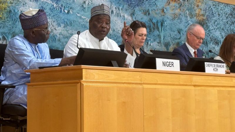 Examen Périodique Universel à Genève : Le ministre Alio Daouda présente le rapport du Niger et réaffirmelengagement du pays en faveur des droits humains