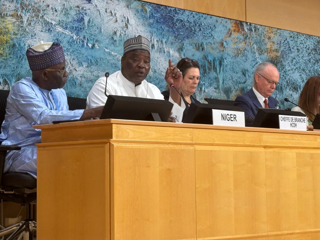 Examen Périodique Universel à Genève : Le ministre Alio Daouda présente le rapport du Niger et réaffirmelengagement du pays en faveur des droits humains