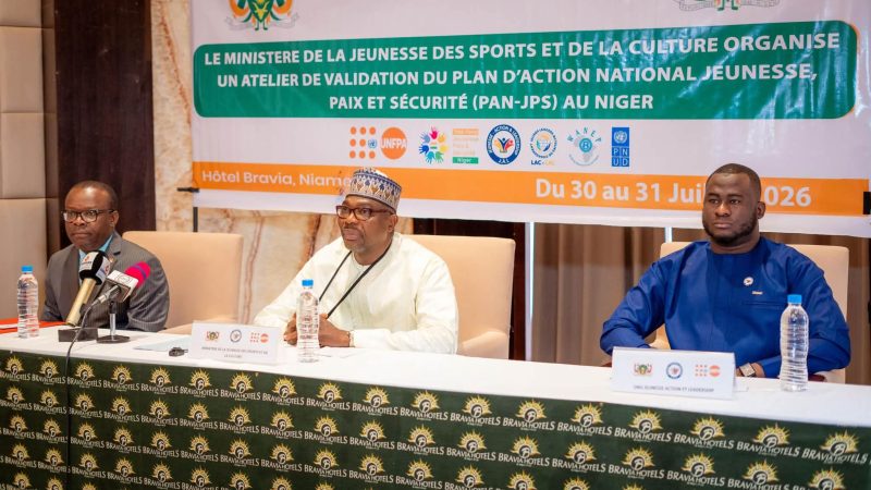 Niger : validation du premier Plan d’Action National Jeunesse, Paix et Sécurité, une étape décisive pour l’engagement des jeunes